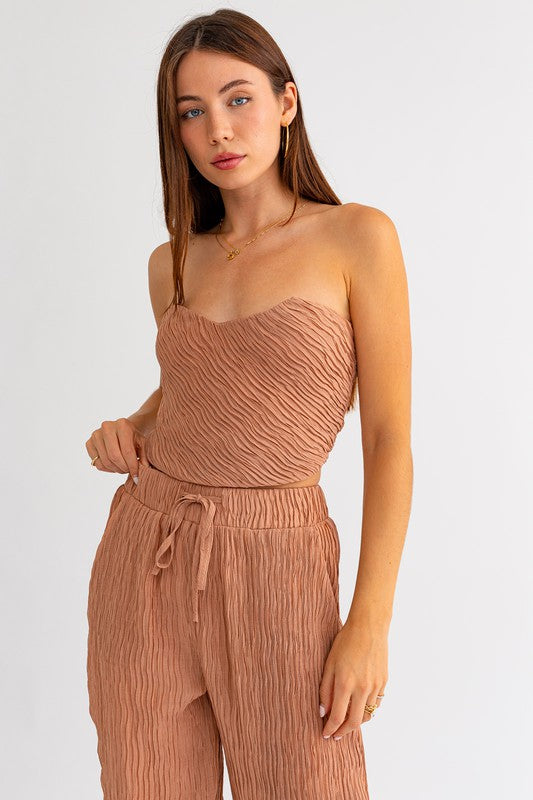 Athena Pleated Tube Top – Lithologie Co
