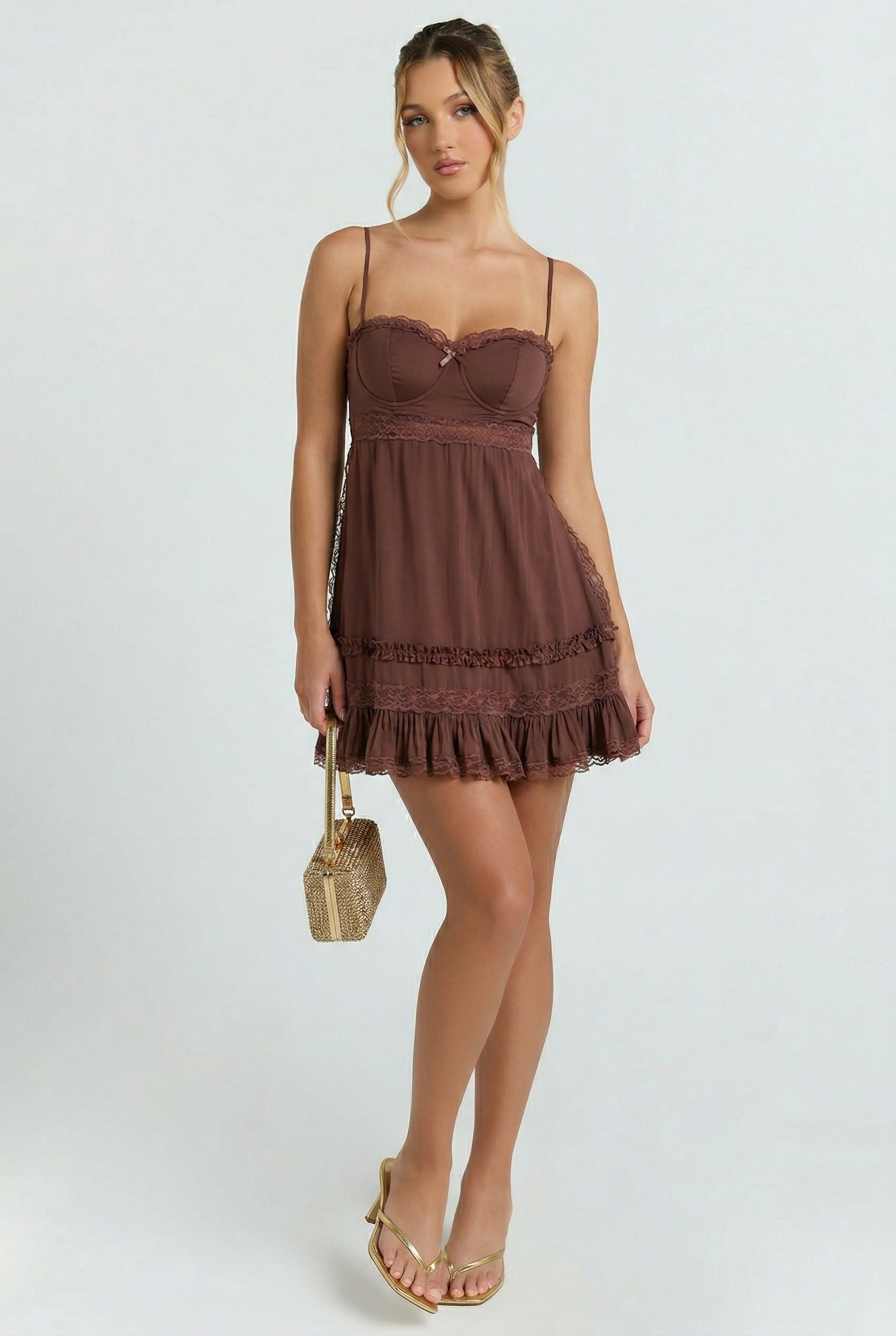 Lace Moment Mini Dress – Lithologie Co