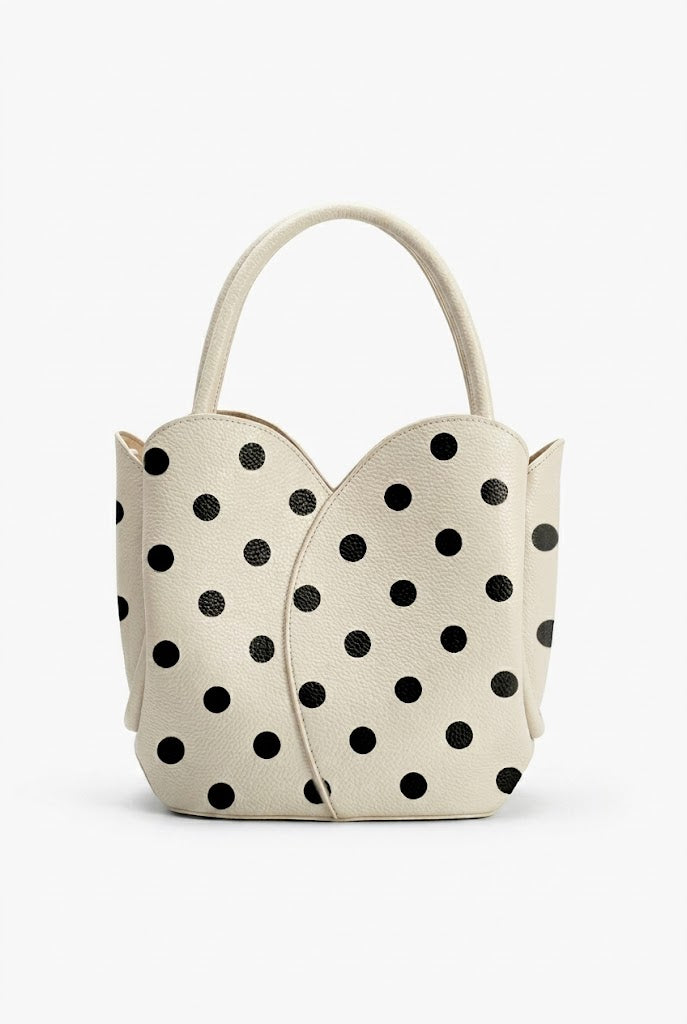PUNTI./プンティ MAGNOLIA-HAND 2way Melie Bianco Tulip Top-Handle Crossbody Tote – Lithologie Co.