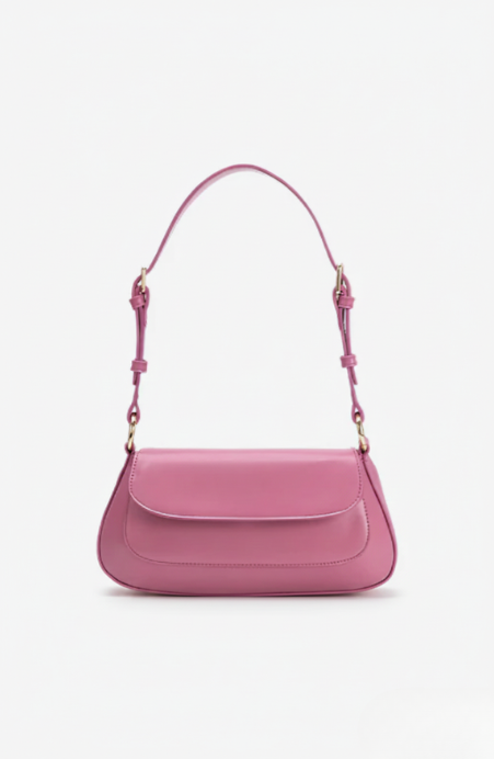 Melie Bianco Amari Orchid Recycled Vegan Leather Shoulder Bag