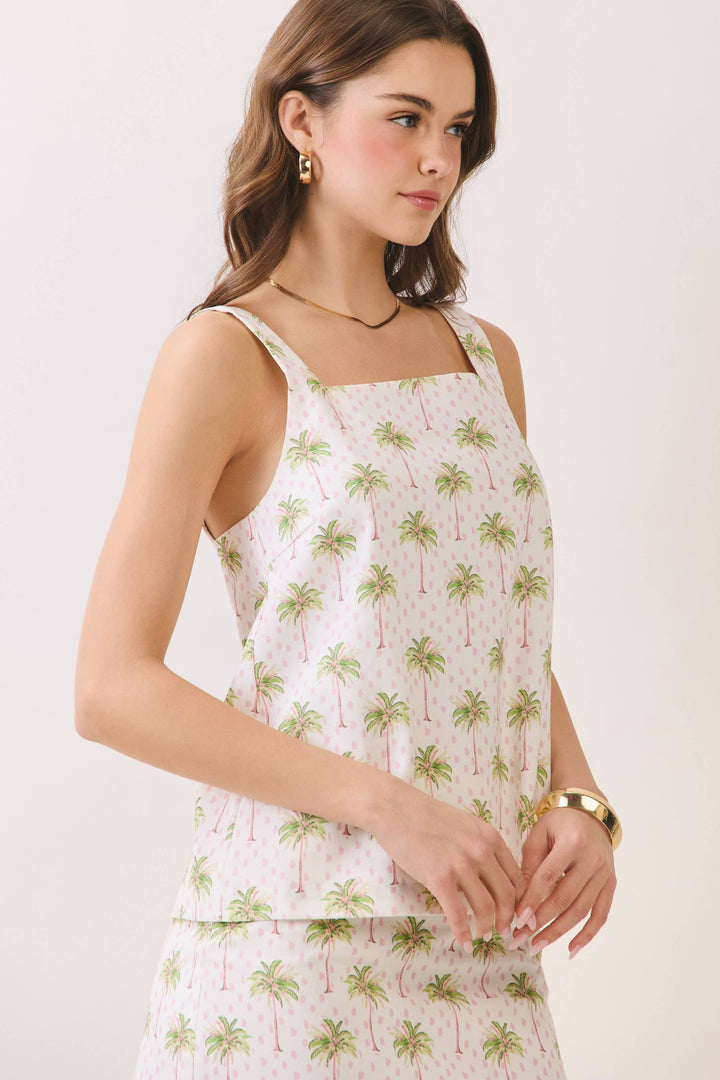 Cabana Club Square Neck Top