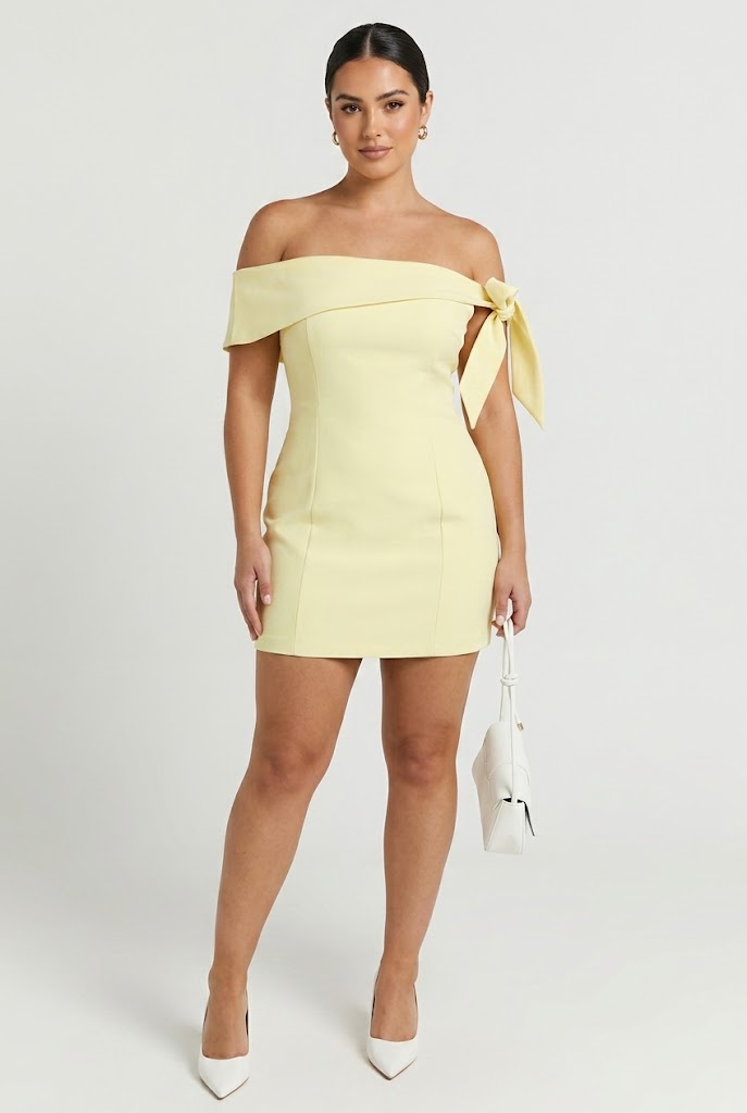Lemon Cake at Noon Mini Dress