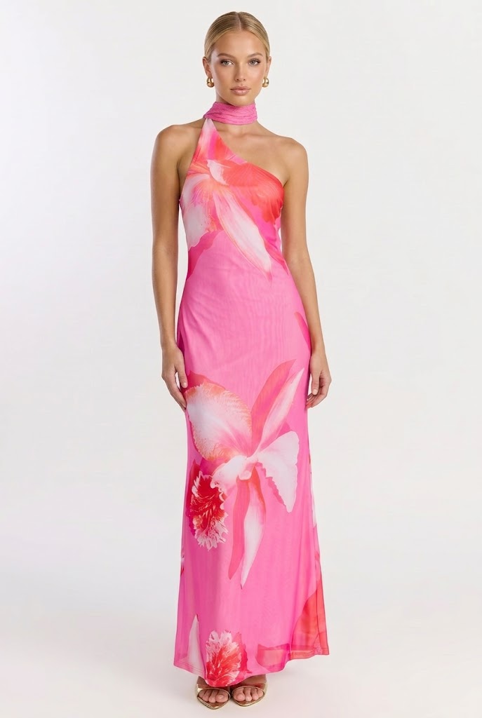 Glow Through the Palms Maxi Dress