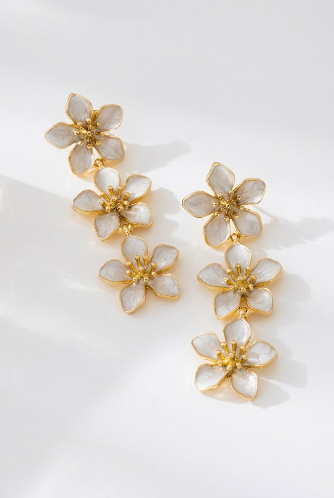 Barely There Petal Earrings