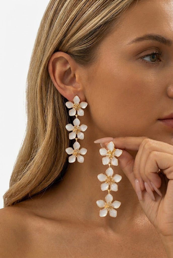 Barely There Petal Earrings