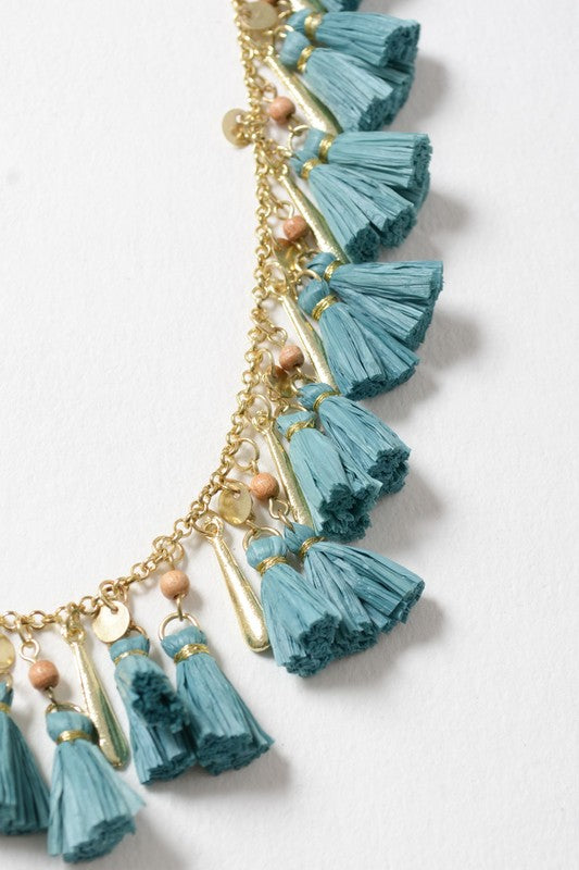 Weekend Getaway Tassel Necklace