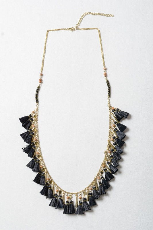 Weekend Getaway Tassel Necklace