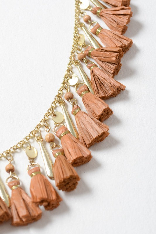 Weekend Getaway Tassel Necklace