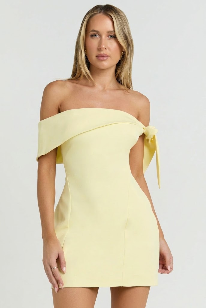 Lemon Cake at Noon Mini Dress