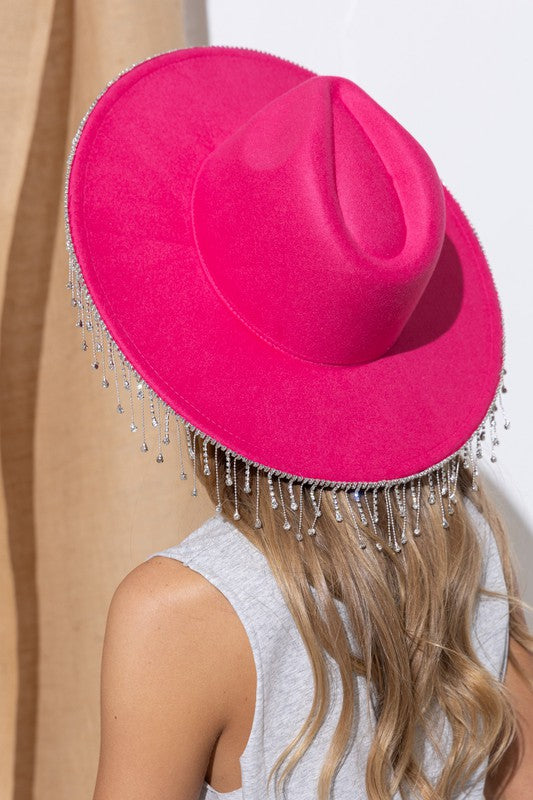 Dolly Rhinestone Fringe Cowboy Hat