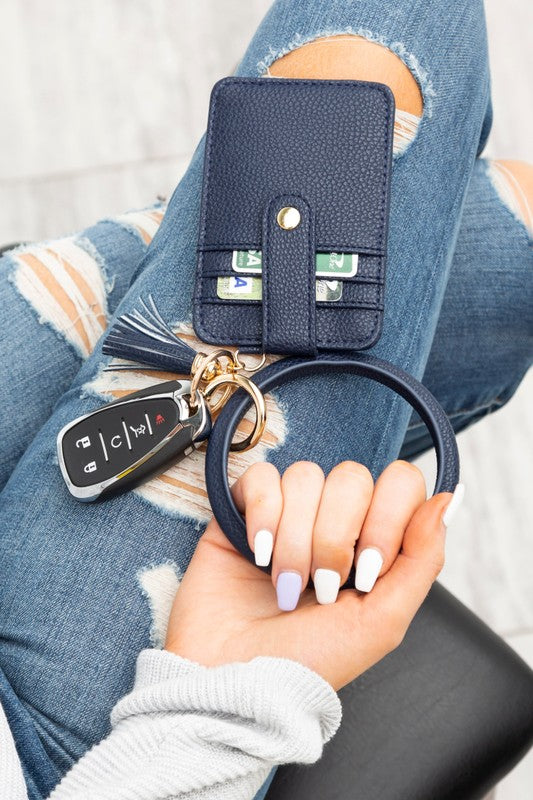 Key Ring Wallet Bracelet