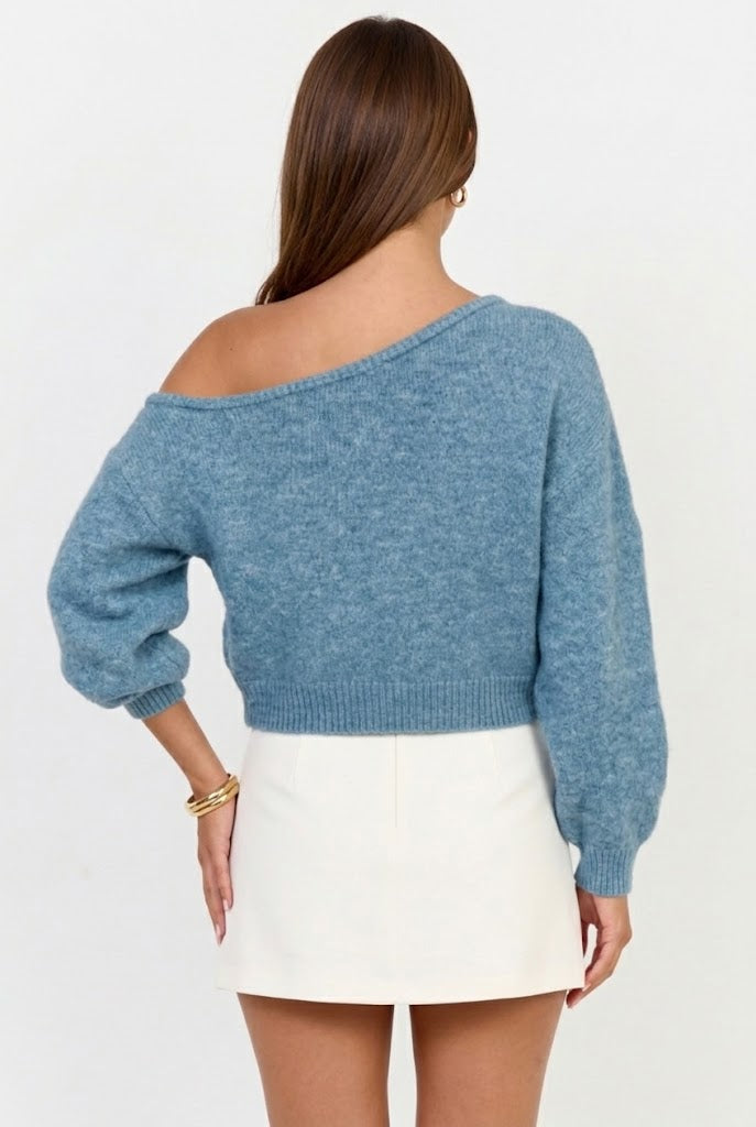 Off Cue Knit Sweater