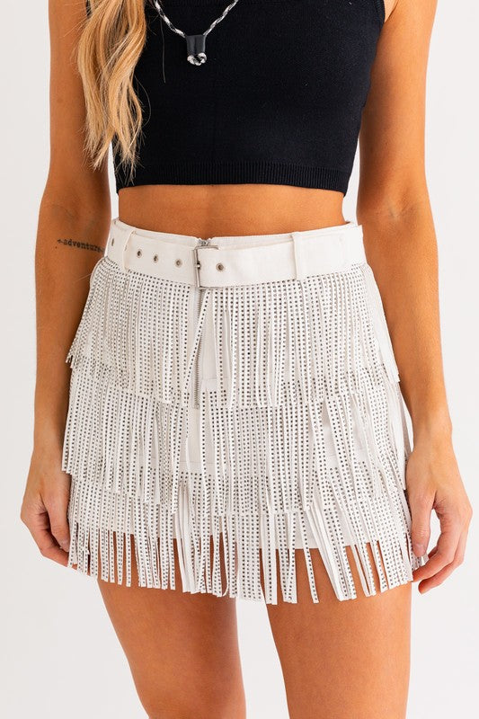 PREORDER - She's A Rodeo Showstopper Fringe Shorts