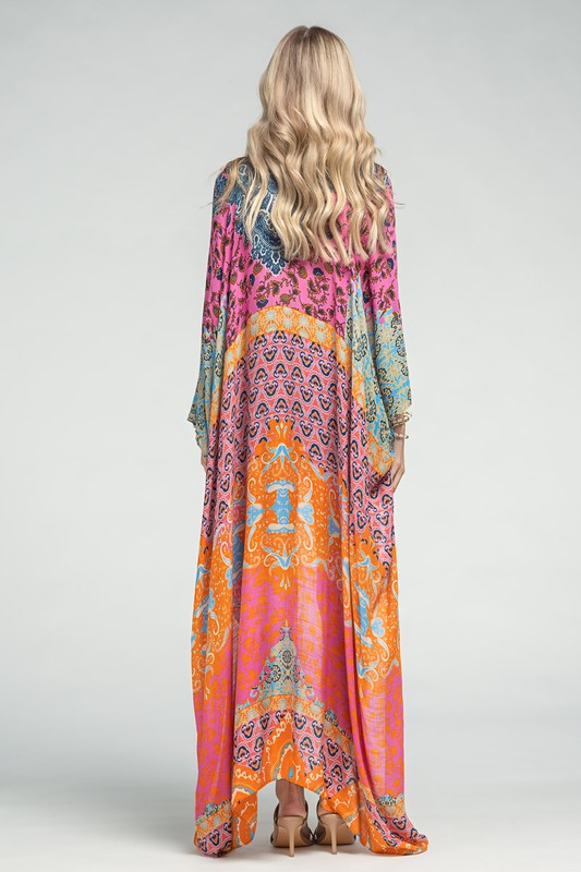 Antonella Printed Duster Kimono