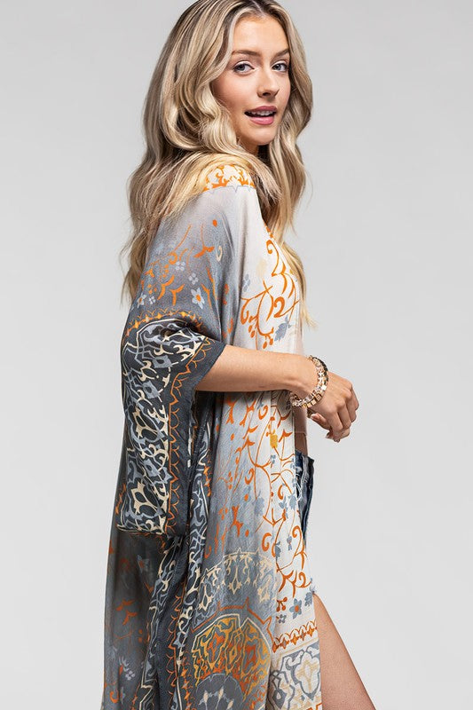 Luna Open Front Kimono