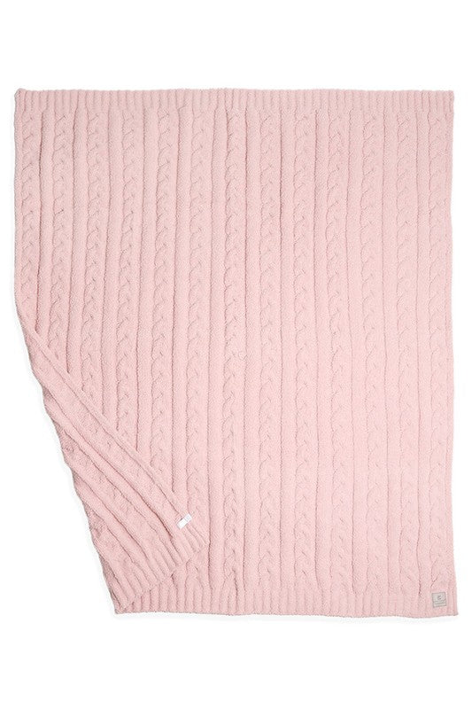 Cozy Haven Braided Cable Knit Blanket