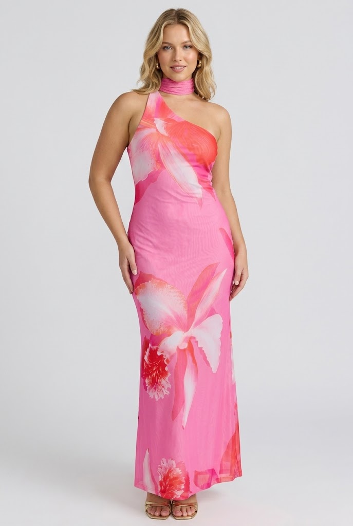 Glow Through the Palms Maxi Dress