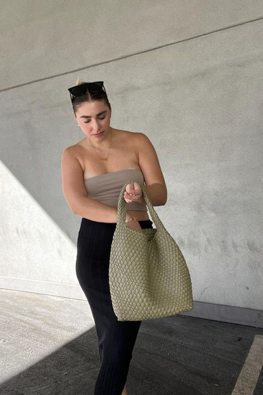 Melie Bianco Johanna Large Recycled Vegan Shoulder Bag
