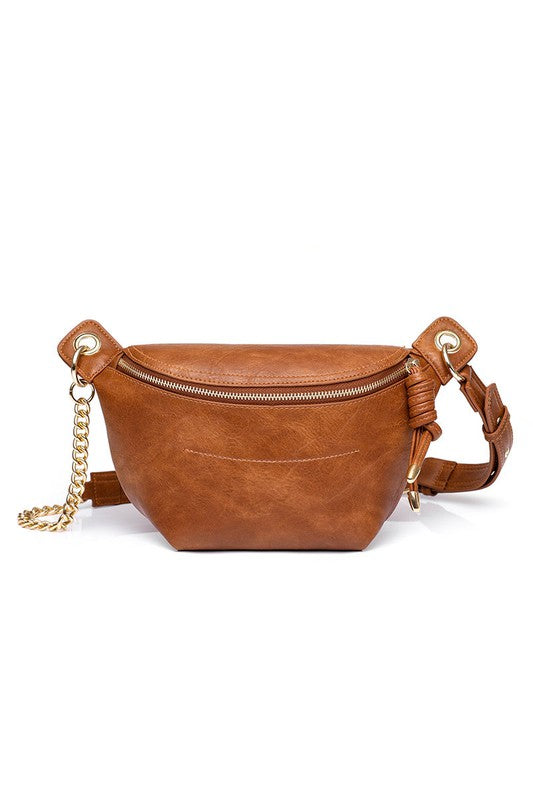 Vegan Leather Luxe Convertible Sling Bag