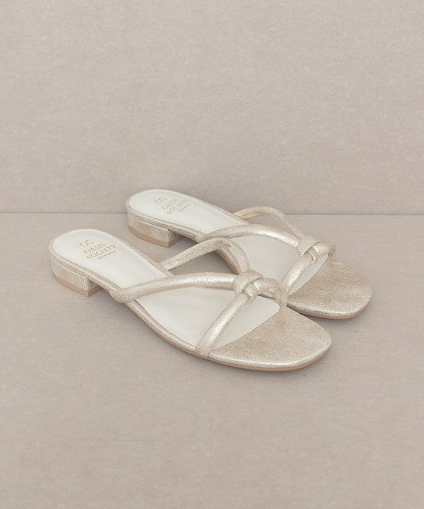 Ada Knotted Flat Sandal