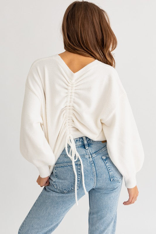 Winter Is Calling Cropped Sweater