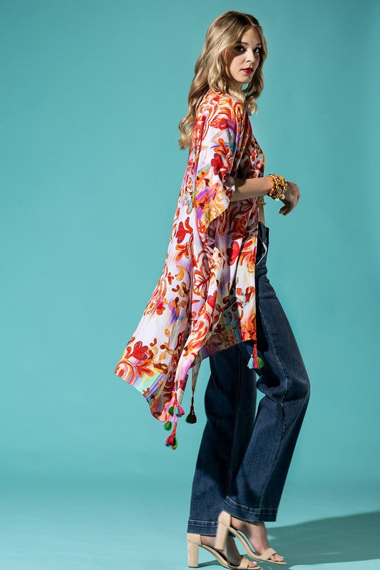 Marshmella Open Front Kimono