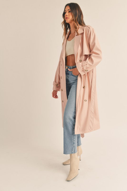 Blush trench 2025