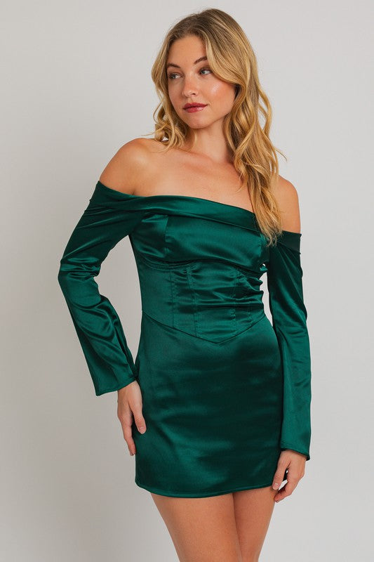 Evergreen Corset Mini Dress Lithologie Co. Evergreen Corset Mini Dress Lithologie Co.