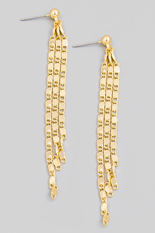 Cascade Chain Earrings