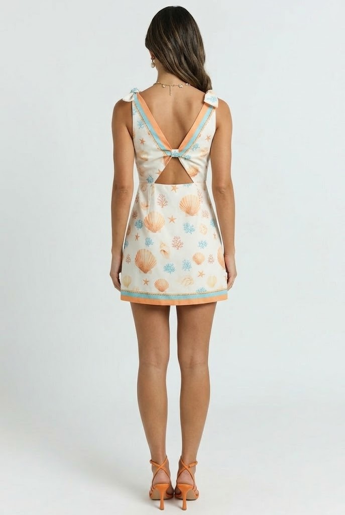 Seaside Souvenir Stand Mini Dress