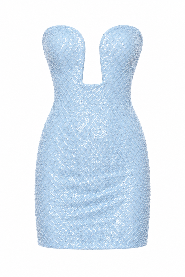 NYC Rooftop Sparkle Mini Dress