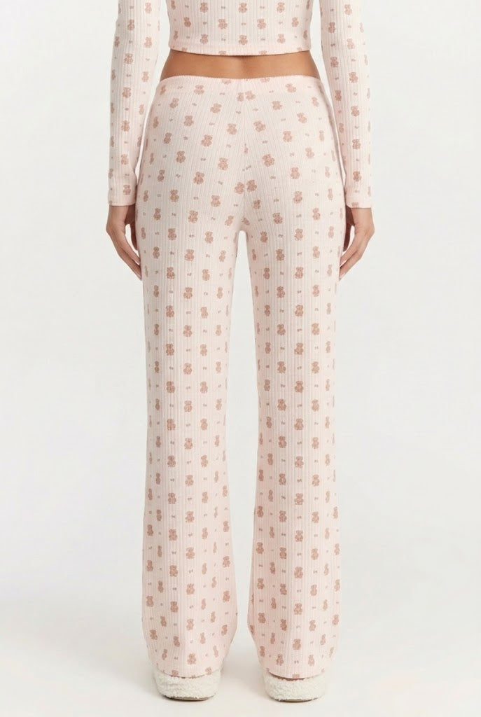 Sleepytea Teddy Bear Pointelle Pants