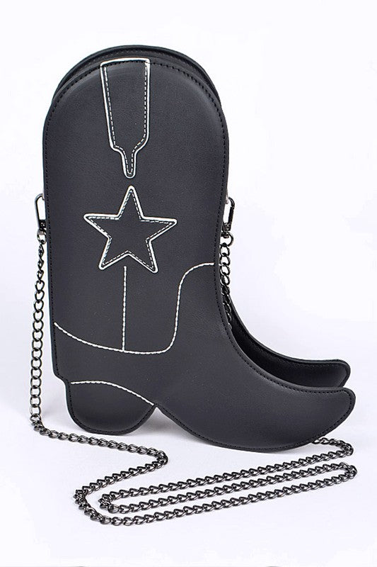 Iconic Cowboy Boot Crossbody Bag