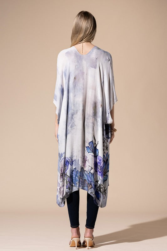 Diamond Beach Open Front Kimono