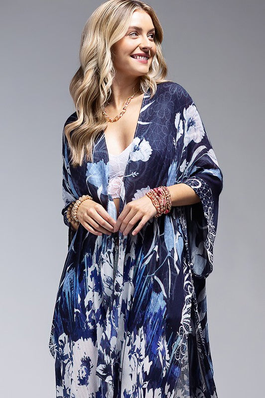 Lovina Open Front Kimono