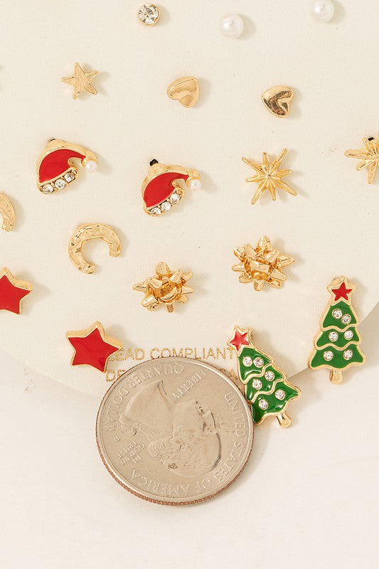 Merry Mix Stud Earring Set