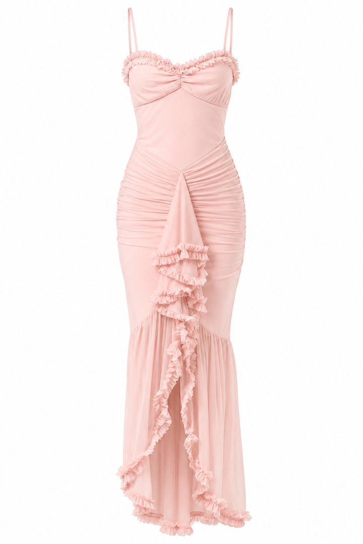 Girls Time Ruffle Maxi Dress