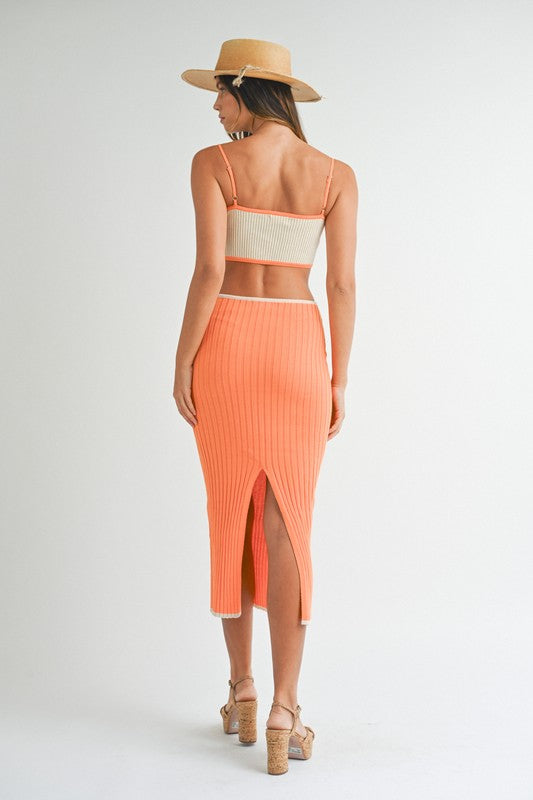 Cabana Escape Sleeveless Knit Midi Dress - Final Sale