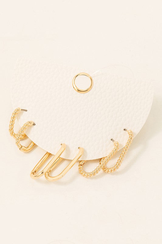 The Hinge Effect Hoop Set