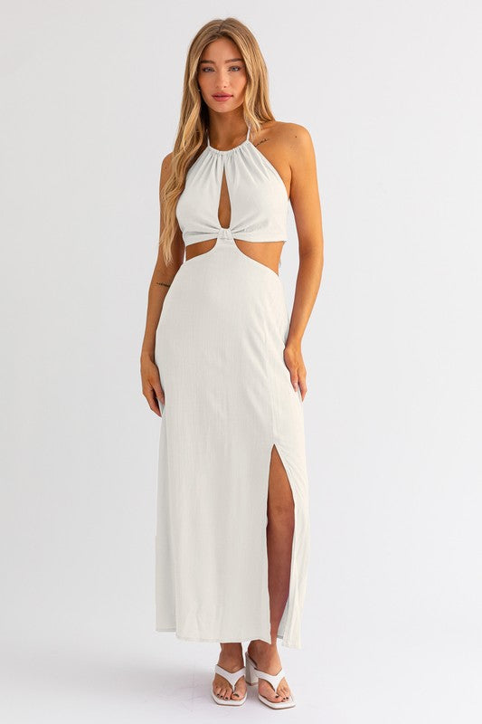 Weekend In Napa Halter Maxi Dress