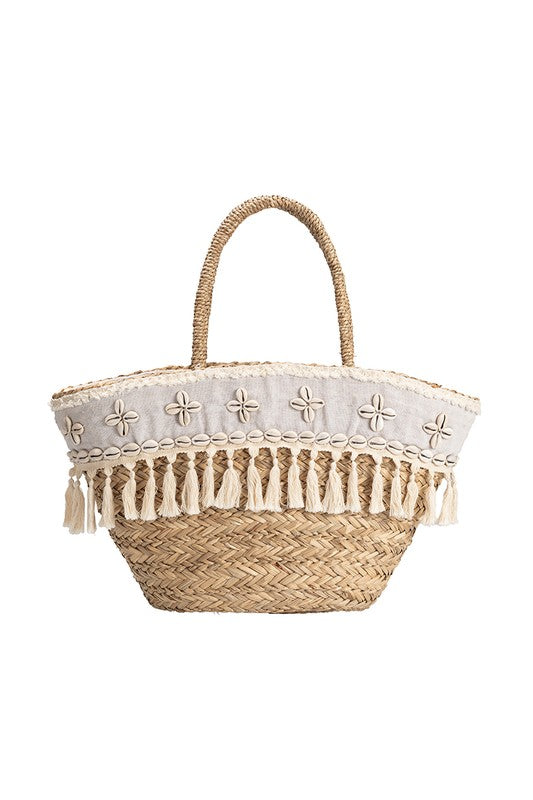 Melie Bianco Arielle Sea Shell Large Tote Bag