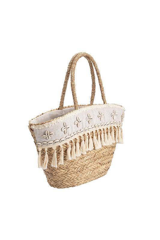 Melie Bianco Arielle Sea Shell Large Tote Bag