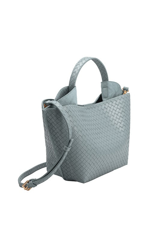 Melie Bianco Terri Recycled Vegan Leather Top Handle Bag