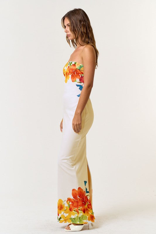 Tropical State Of Mind Maxi Dress - Large - Final Sale