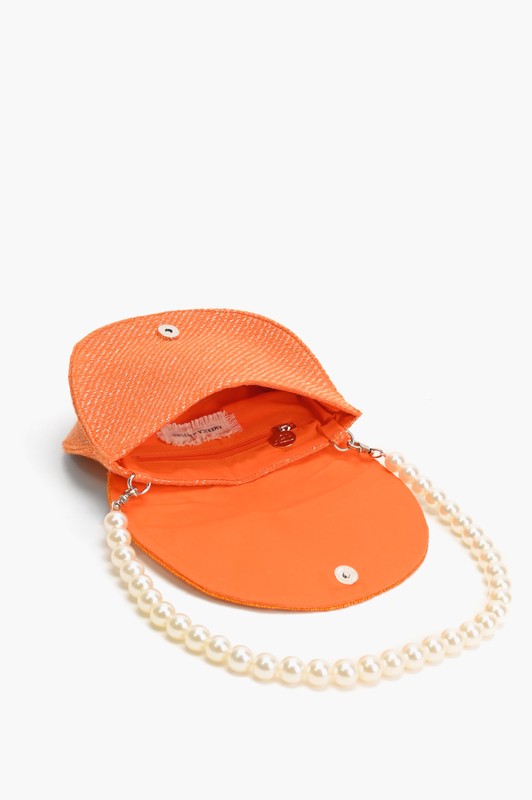 A Slice Of Orange Foldover Shoulder Bag