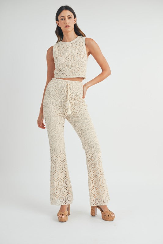 Cape May Crochet Lace Crop Top