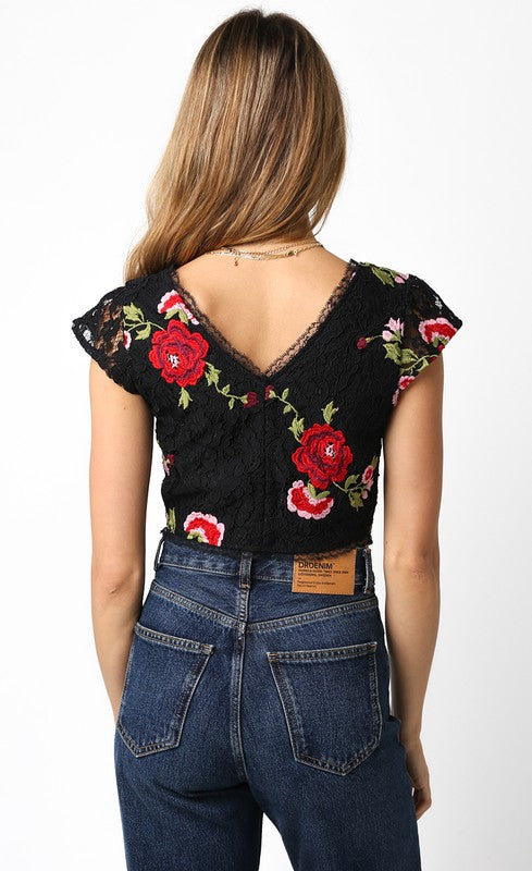 Courtyard Crush Floral Top