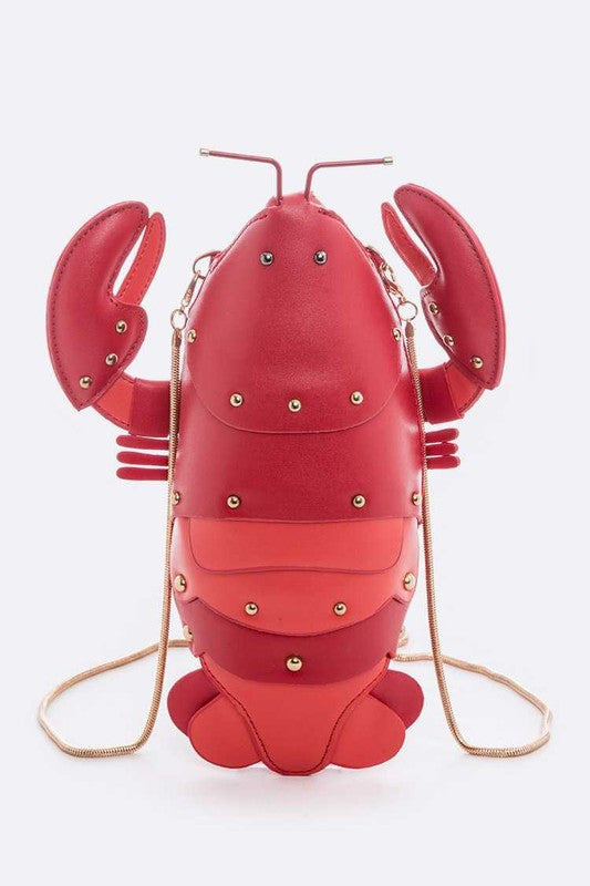 Shore Thing Lobster Clutch Crossbody Bag
