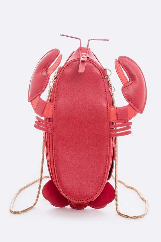 Shore Thing Lobster Clutch Crossbody Bag