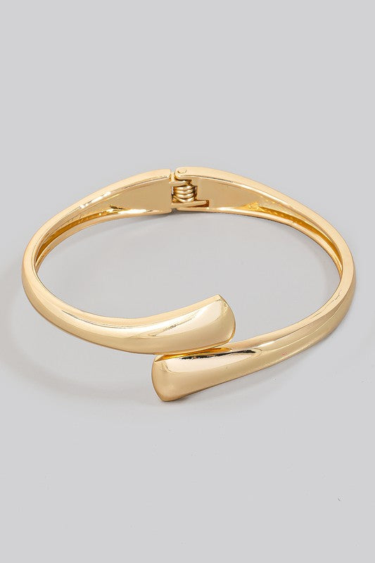 Sculpted Wrap Bangle Bracelet